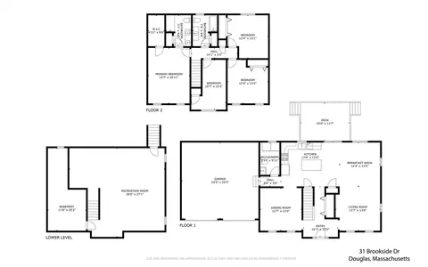 Floorplan - 31 Brookside Dr, Douglas, MA 01516 photo 1 of 1