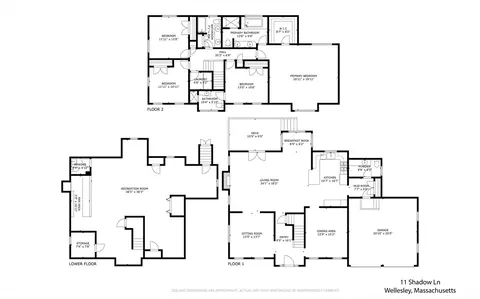 Floorplan - 11 Shadow Ln, Wellesley, MA 02482 photo 1 of 1
