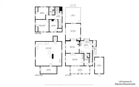 Floorplan - 127 Summer St, Maynard, MA 01754 photo 4 of 4