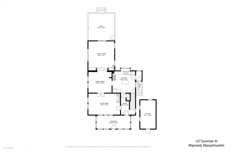 Floorplan - 127 Summer St, Maynard, MA 01754 photo 1 of 4