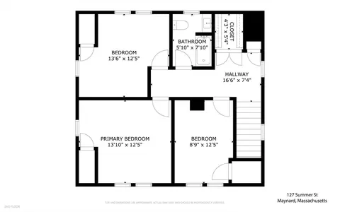 Floorplan - 127 Summer St, Maynard, MA 01754 photo 2 of 4