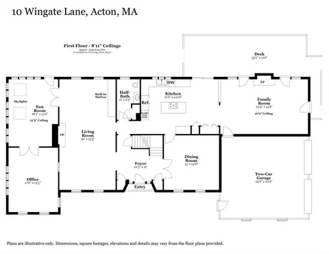 Floorplan - 10 Wingate Ln, Acton, MA 01720 photo 1 of 3