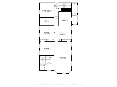 Floorplan - 52-54 Bowden St, Lowell, MA 01852 photo 1 of 3