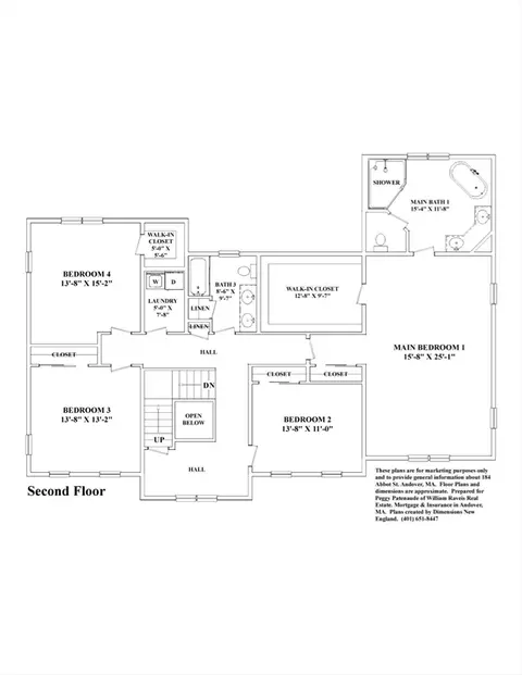 Floorplan - 184 Abbot St, Andover, MA 01810 photo 3 of 4