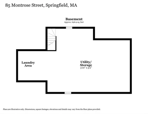 Floorplan - 85 Montrose St, Springfield, MA 01109 photo 5 of 5