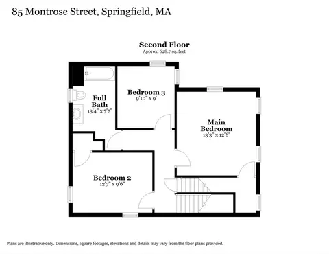 Floorplan - 85 Montrose St, Springfield, MA 01109 photo 3 of 5