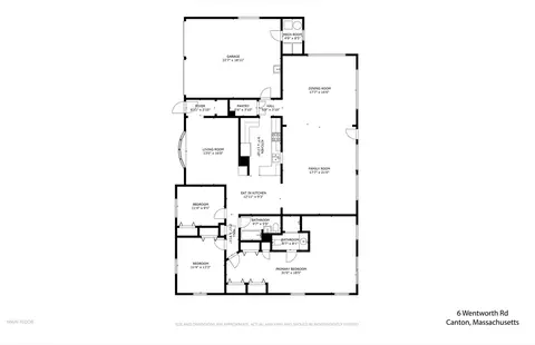 Floorplan - 6 Wentworth Rd, Canton, MA 02021 photo 1 of 1