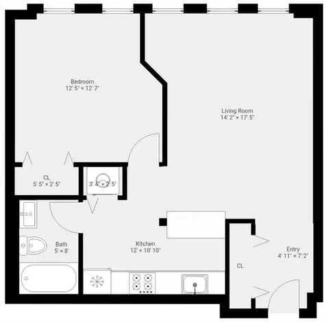 Floorplan - 486 E 3rd St #8, Boston, MA 02127 photo 1 of 1