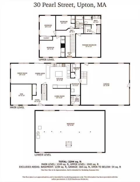 Floorplan - 30 Pearl St, Upton, MA 01568 photo 1 of 1