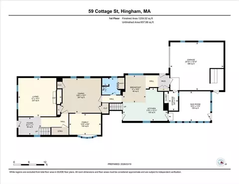 Floorplan - 59 Cottage St, Hingham, MA 02043 photo 1 of 2