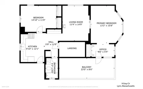 Floorplan - 9 Gray Cir #2, Lynn, MA 01902 photo 1 of 1