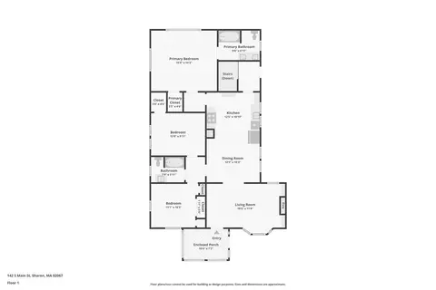 Floorplan - 142 S Main St, Sharon, MA 02067 photo 1 of 2