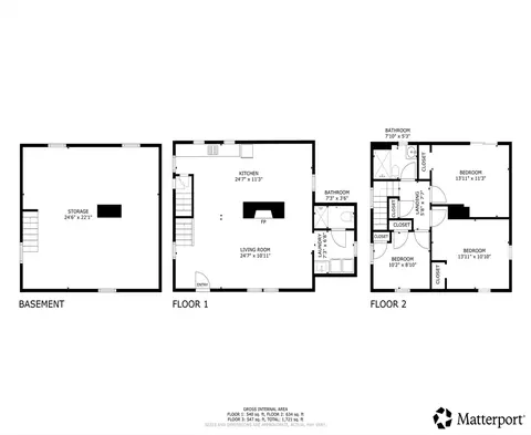 Floorplan - 342 Franklin St, Framingham, MA 01702 photo 1 of 1