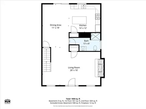 Floorplan - 738 Hicks St, Fall River, MA 02724 photo 1 of 3