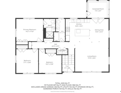 Floorplan - 20 Parsons Dr, Swampscott, MA 01907 photo 1 of 2