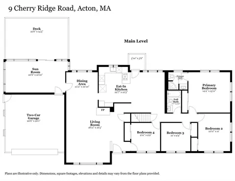 Floorplan - 9 Cherry Ridge Rd, Acton, MA 01720 photo 1 of 2