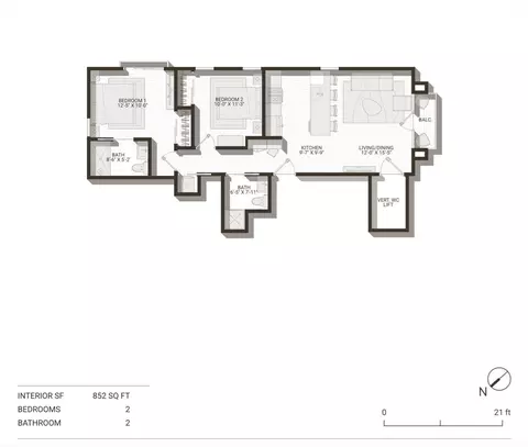 Floorplan - 185 E St #2, Boston, MA 02127 photo 1 of 1