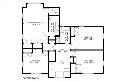 Floorplan - 52 Clinton Rd, Brookline, MA 02445 photo 2 of 3