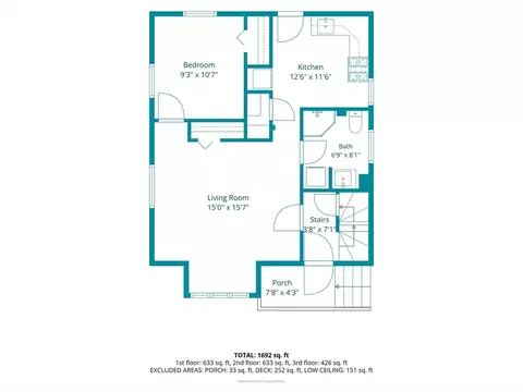 Floorplan - 131 Foster St, Fall River, MA 02721 photo 1 of 3