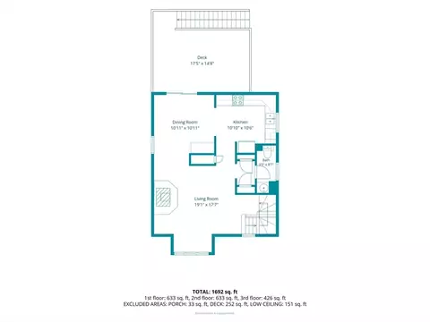 Floorplan - 131 Foster St, Fall River, MA 02721 photo 2 of 3