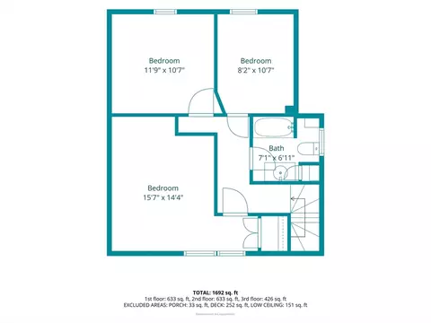 Floorplan - 131 Foster St, Fall River, MA 02721 photo 3 of 3
