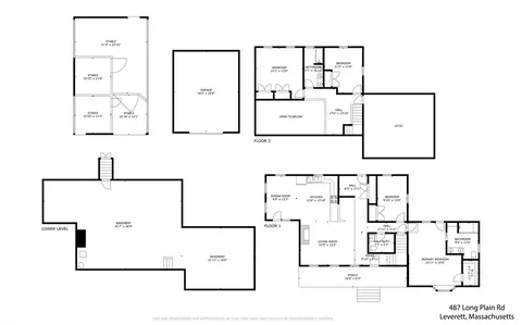 Floorplan - 487 Long Plain Rd, Leverett, MA 01054 photo 1 of 1