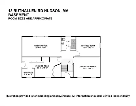 Floorplan - 18 Ruthellen Rd, Hudson, MA 01749 photo 2 of 2