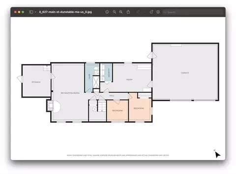 Floorplan - 627 Main St, Dunstable, MA 01827 photo 1 of 2