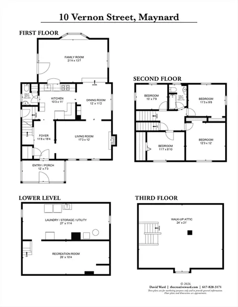 Floorplan - 10 Vernon St, Maynard, MA 01754 photo 1 of 6
