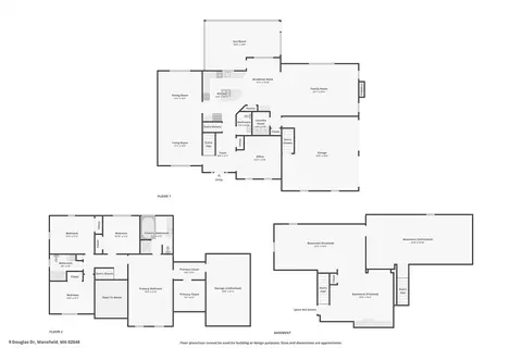 Floorplan - 9 Douglas Dr, Mansfield, MA 02048 photo 1 of 1