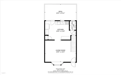 Floorplan - 15 Gibbs St #G, Worcester, MA 01607 photo 2 of 4