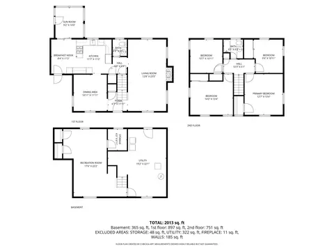 Floorplan - 20 Bonney Ln, Dedham, MA 02026 photo 4 of 4