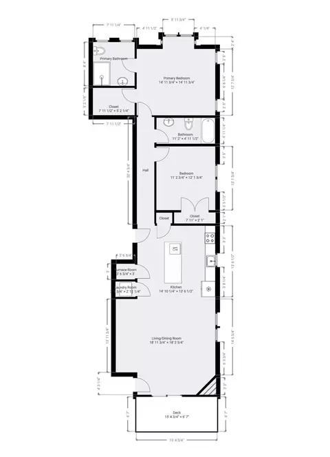 Floorplan - 861 E 2nd St #3, Boston, MA 02127 photo 1 of 1