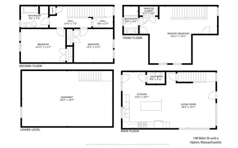 Floorplan - 140 Main St #E, Upton, MA 01568 photo 1 of 1