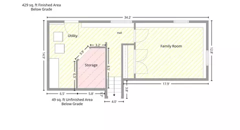 Floorplan - 558 Spring St, Hanson, MA 02341 photo 3 of 3