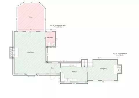 Floorplan - 558 Spring St, Hanson, MA 02341 photo 1 of 3
