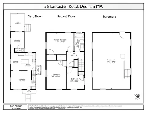 Floorplan - 36 Lancaster Rd, Dedham, MA 02026 photo 1 of 1