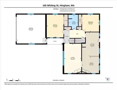 Floorplan - 105 Whiting St, Hingham, MA 02043 photo 1 of 3