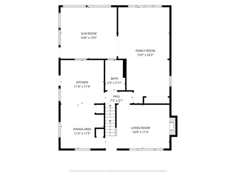 Floorplan - 106 Paul St, Dedham, MA 02026 photo 6 of 7