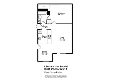 Floorplan - 4 Beals Cove Rd #G, Hingham, MA 02043 photo 1 of 1