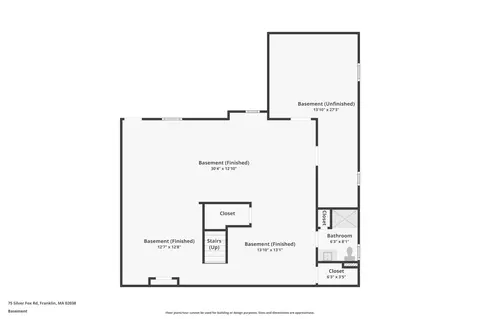 Floorplan - 75 Silver Fox Rd, Franklin, MA 02038 photo 3 of 3