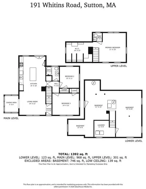 Floorplan - 191 Whitins Rd, Sutton, MA 01590 photo 1 of 1