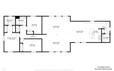 Floorplan - 1 Envelope Ter #211, Worcester, MA 01604 photo 1 of 1