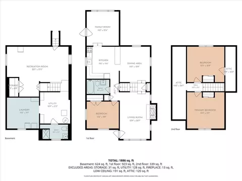 Floorplan - 65 Turner St, Dedham, MA 02026 photo 3 of 4