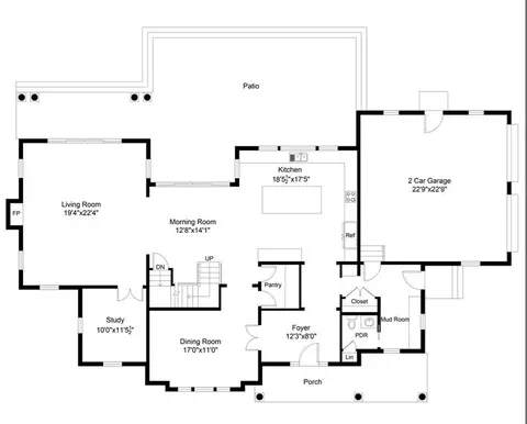 Floorplan - 119 Downer Ave, Hingham, MA 02043 photo 1 of 4