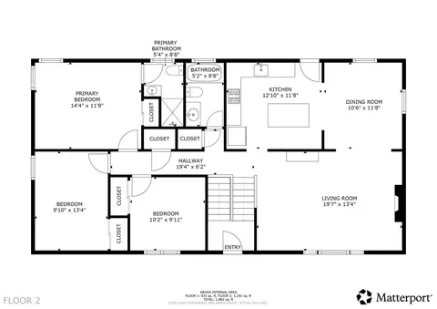 Floorplan - 23 Evergreen Way, Dedham, MA 02026 photo 2 of 2