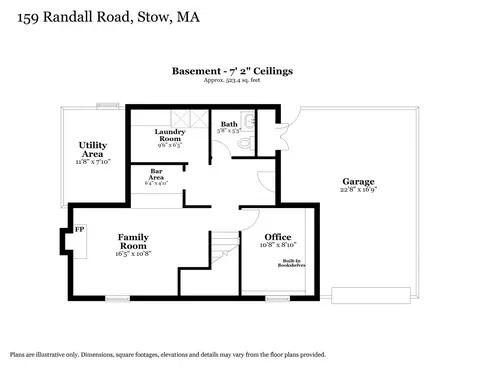 Floorplan - 159 Randall Rd, Stow, MA 01775 photo 2 of 2