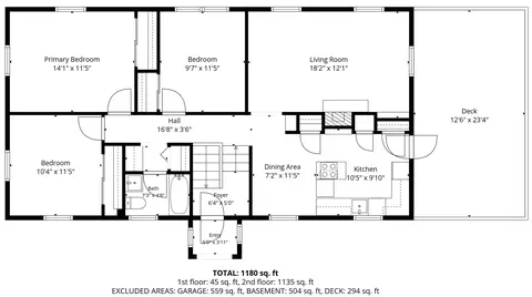 Floorplan - 20 Tyler Rd, Beverly, MA 01915 photo 1 of 2
