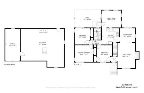 Floorplan - 39 Robin Rd, Wakefield, MA 01880 photo 1 of 1