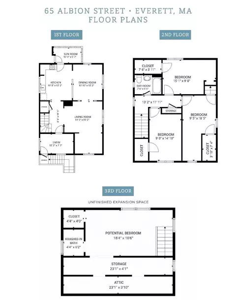 Floorplan - 65 Albion St, Everett, MA 02149 photo 5 of 5